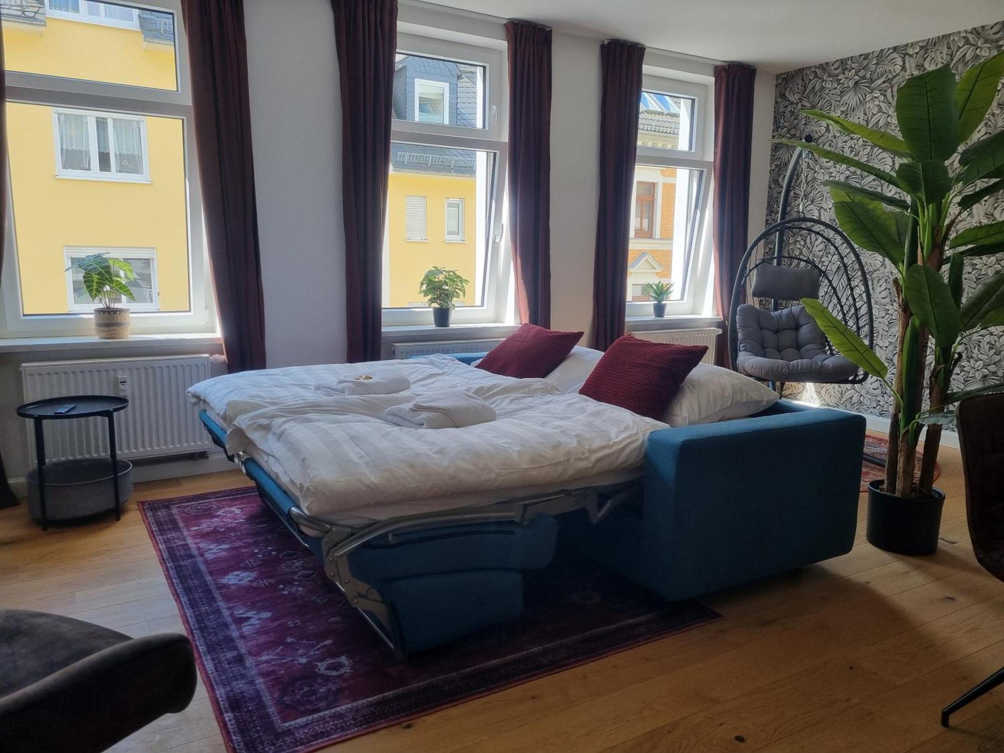 Maremar - Style-Loft Am Ferberturm - 2 Schlafzimmer - Luxus Boxspringbett - Arbeitsplaetze - Highspeed Wlan 게라 외부 사진