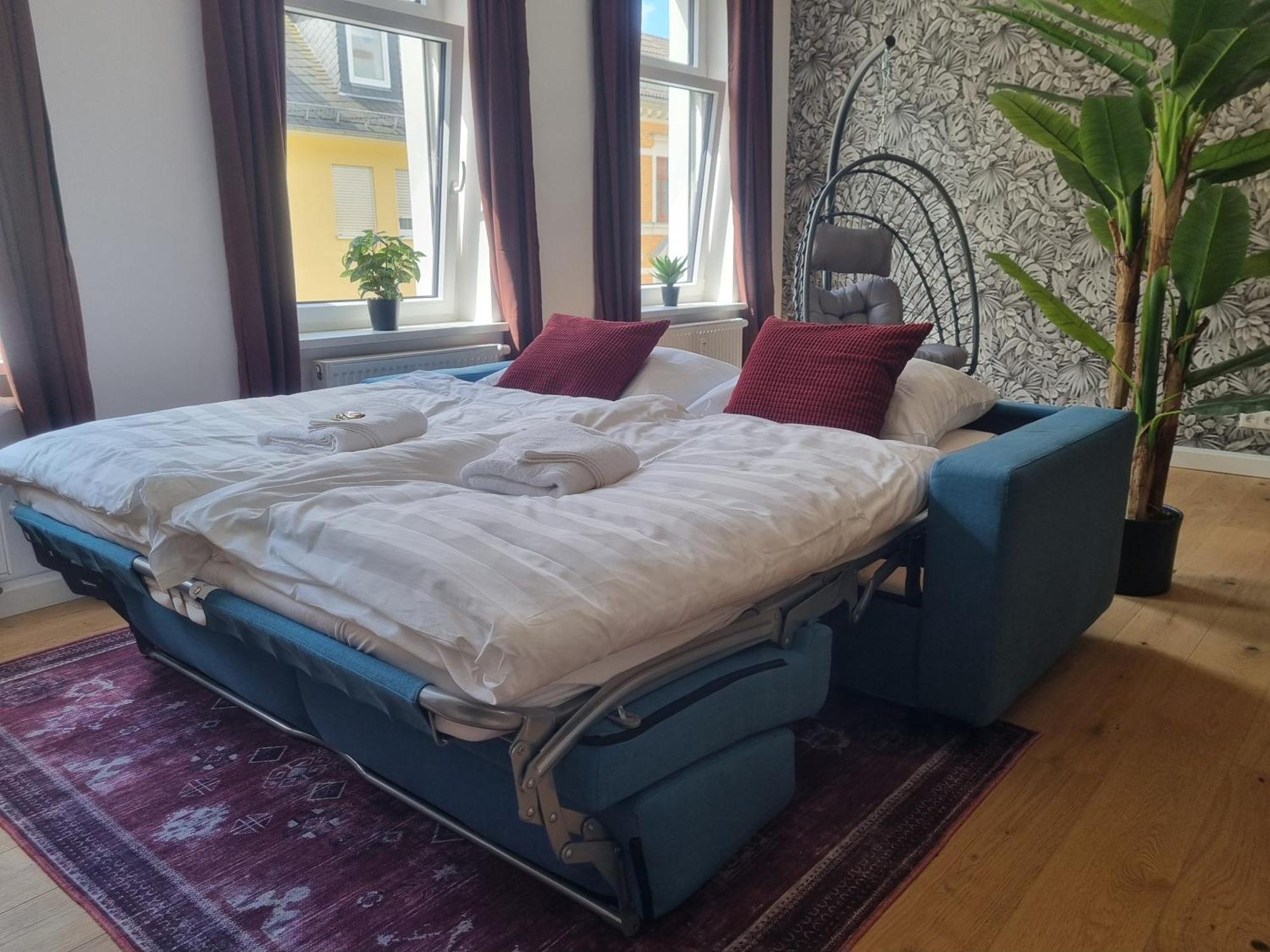 Maremar - Style-Loft Am Ferberturm - 2 Schlafzimmer - Luxus Boxspringbett - Arbeitsplaetze - Highspeed Wlan 게라 외부 사진